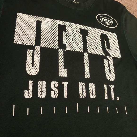Men’s nike new york jets dry fit t shirt small - Picture 2 of 6